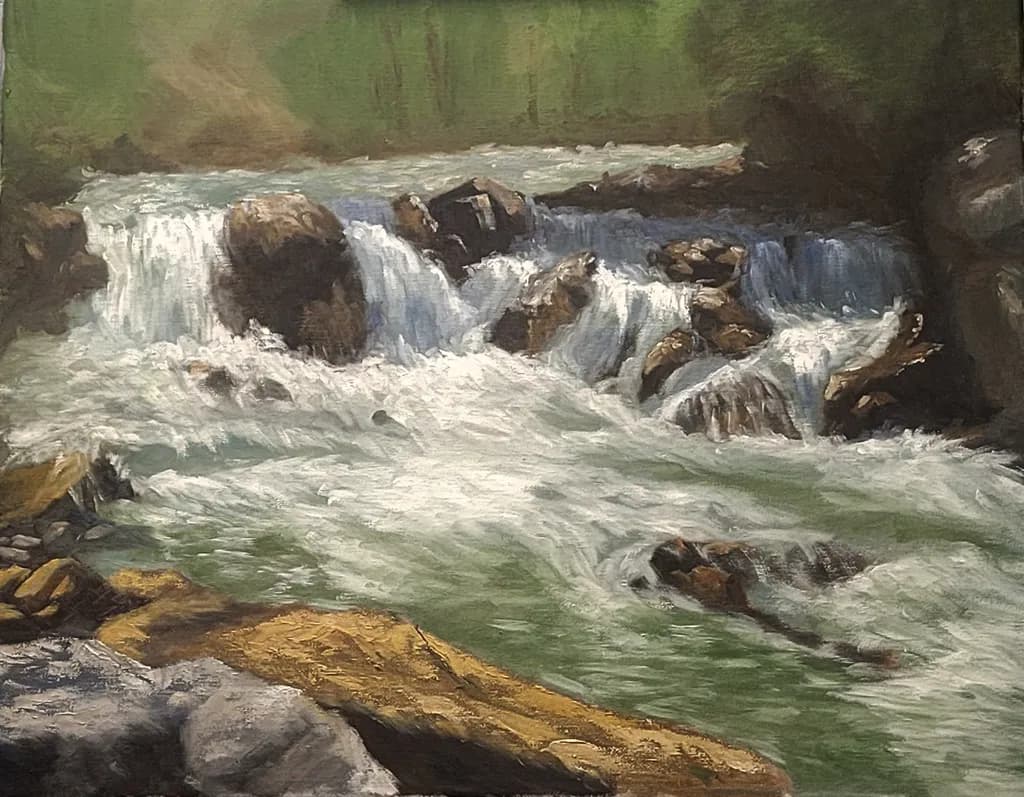 Mountain Stream Rapids