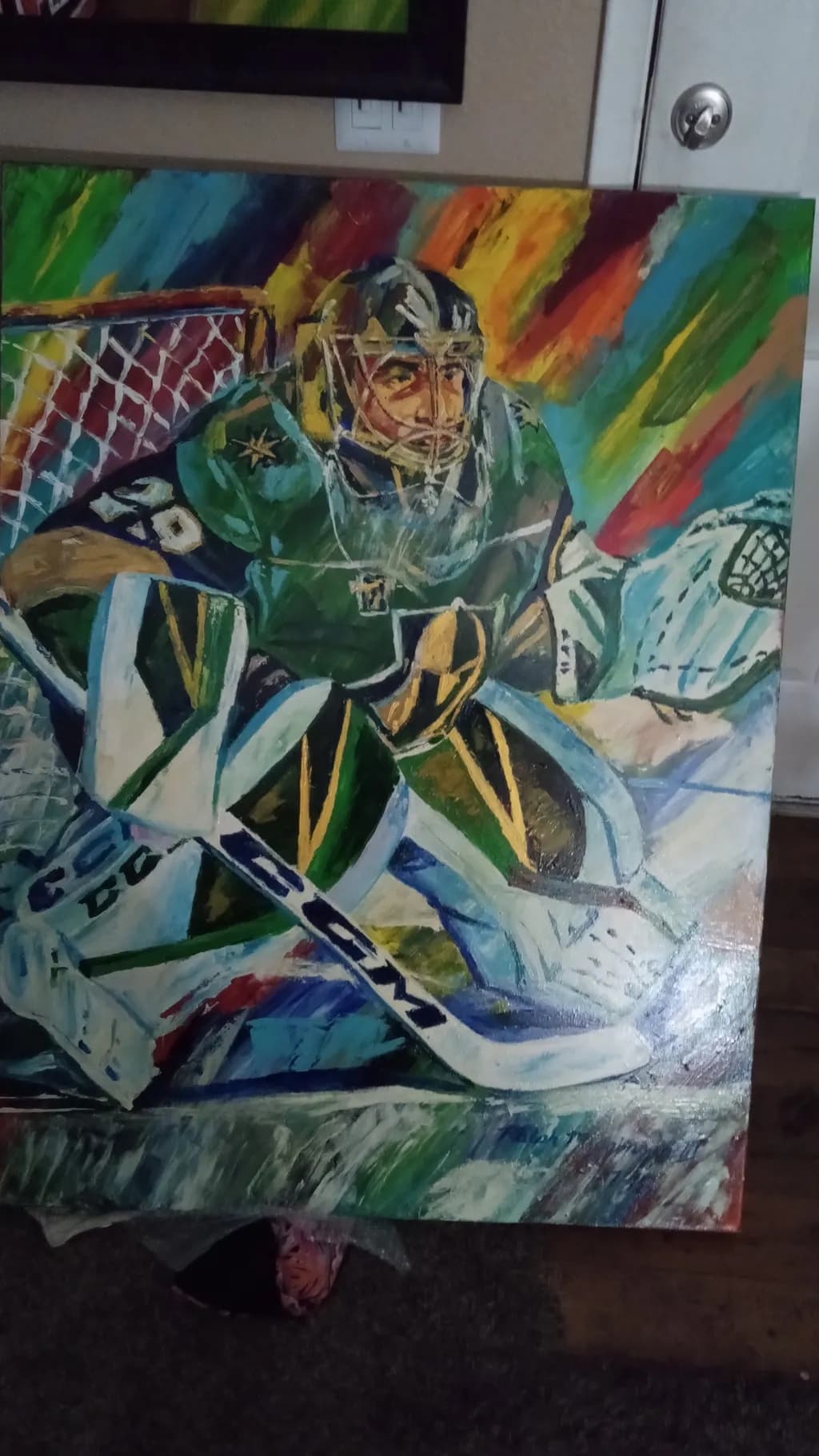 Goalie in Action