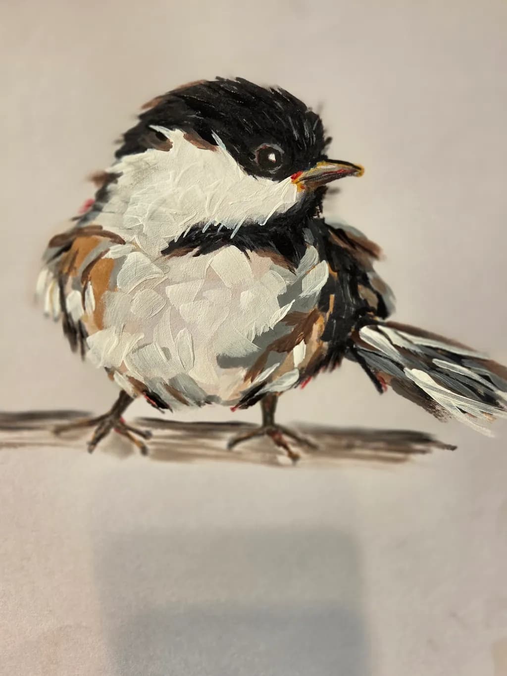 Perched Chickadee