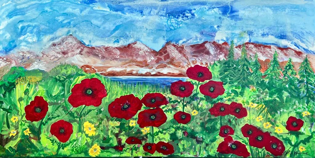 Crimson Meadow Mountains