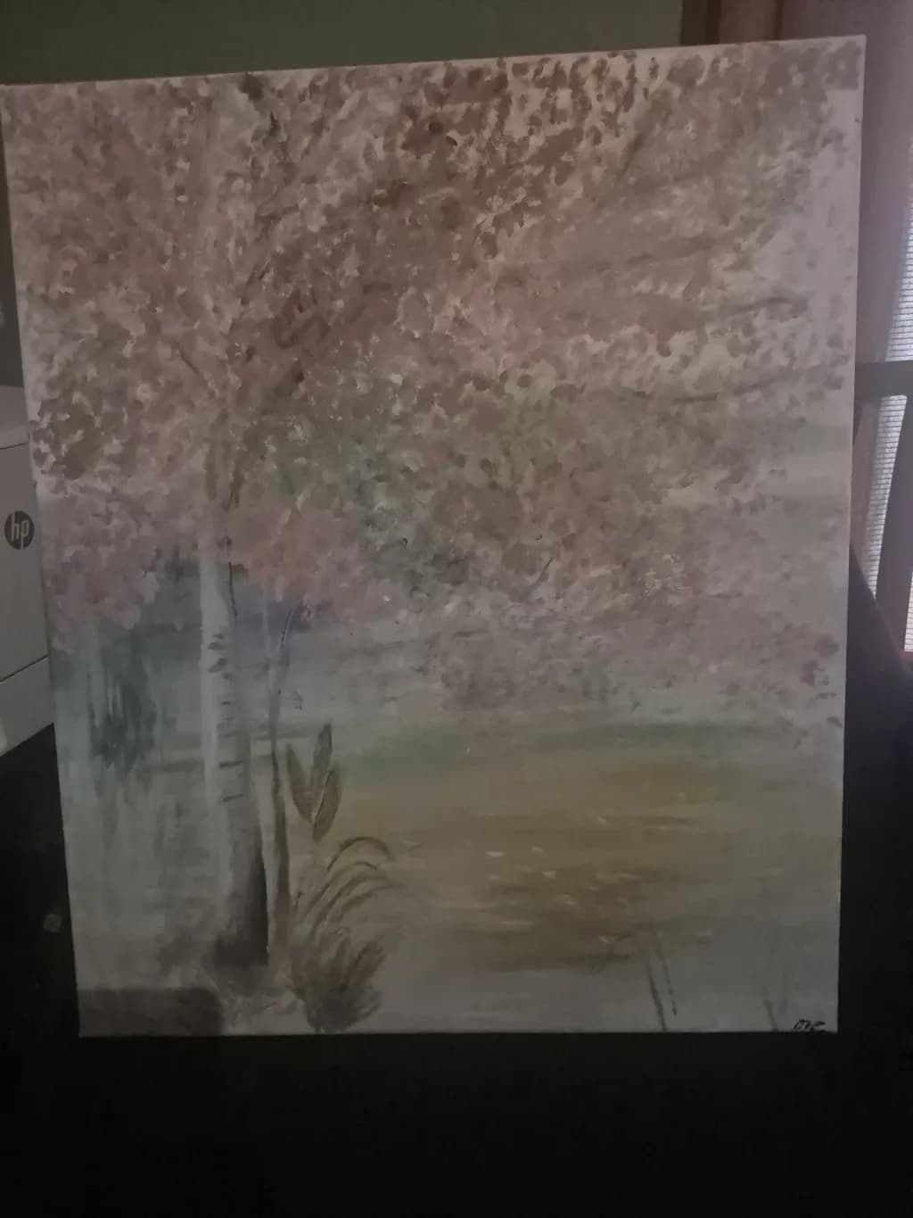 Misty Blossom Trees