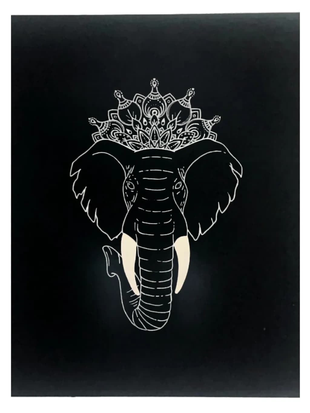 Elephant Mandala Crown