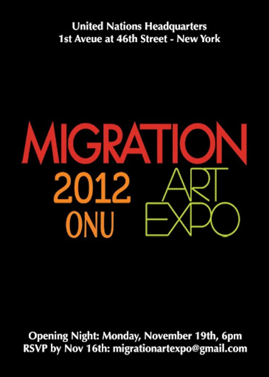 Migration 2012 Expo