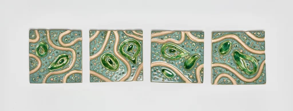 Green Ceramic Abstracts