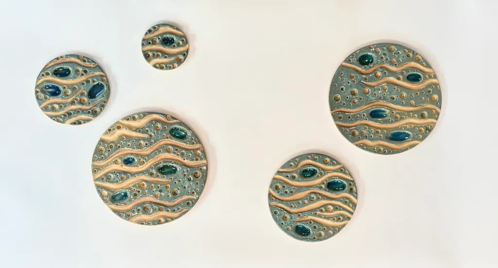 Blue Wave Circles