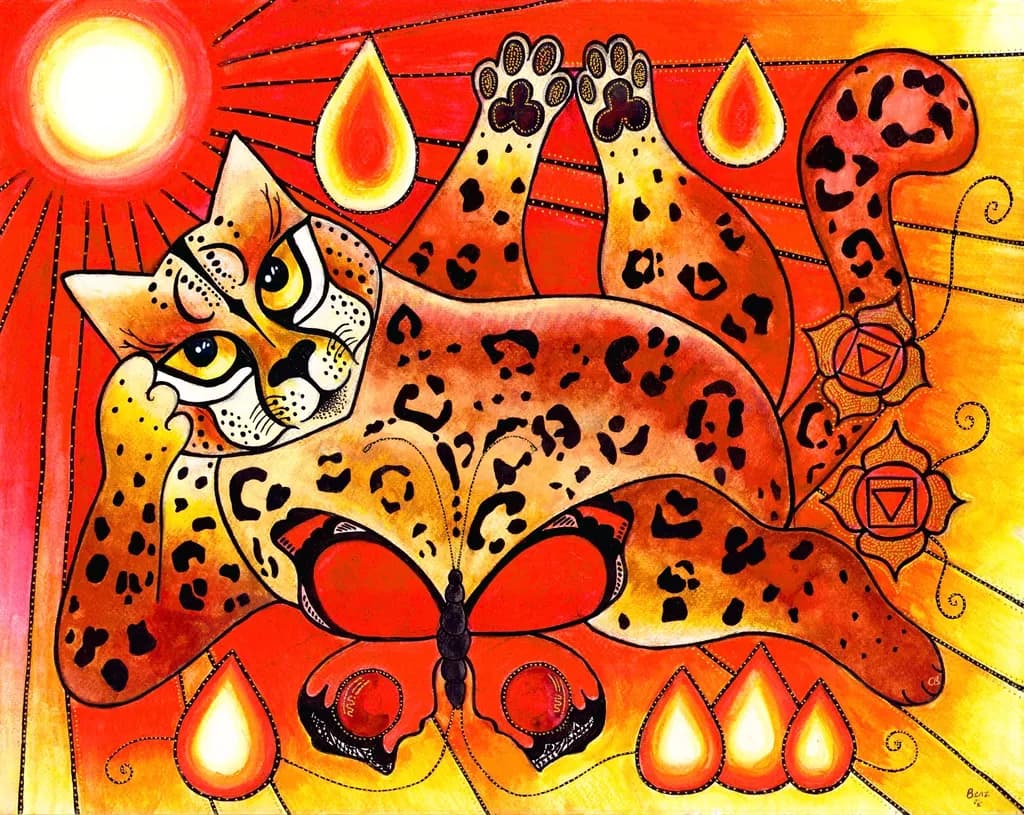 Sunlit Leopard Repose