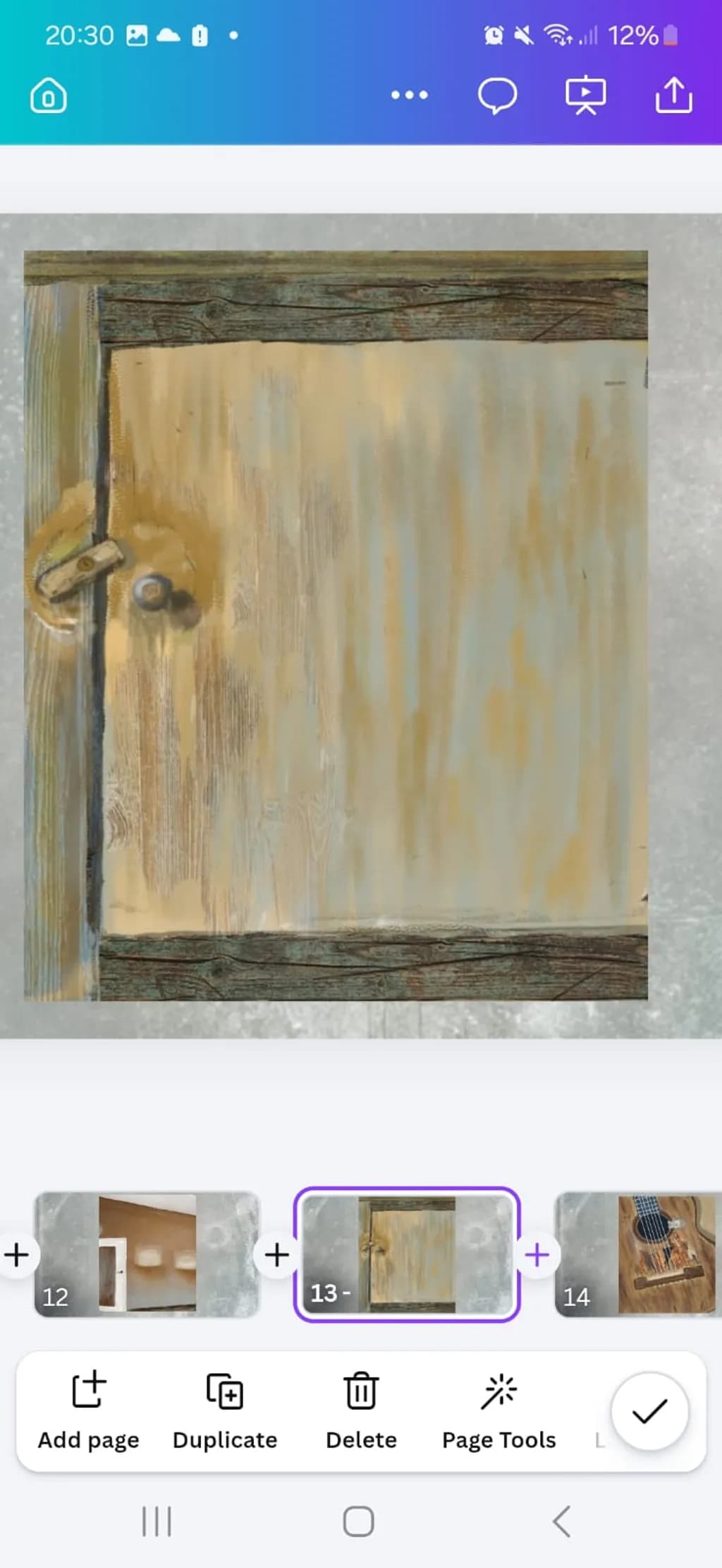 Weathered Wood Door