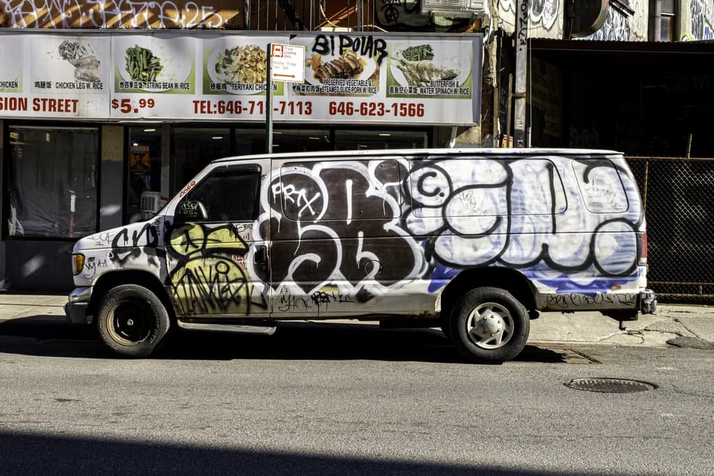 Urban Graffiti Van