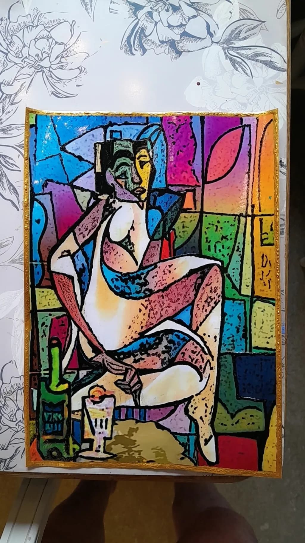 Cubist Lounge Conversation