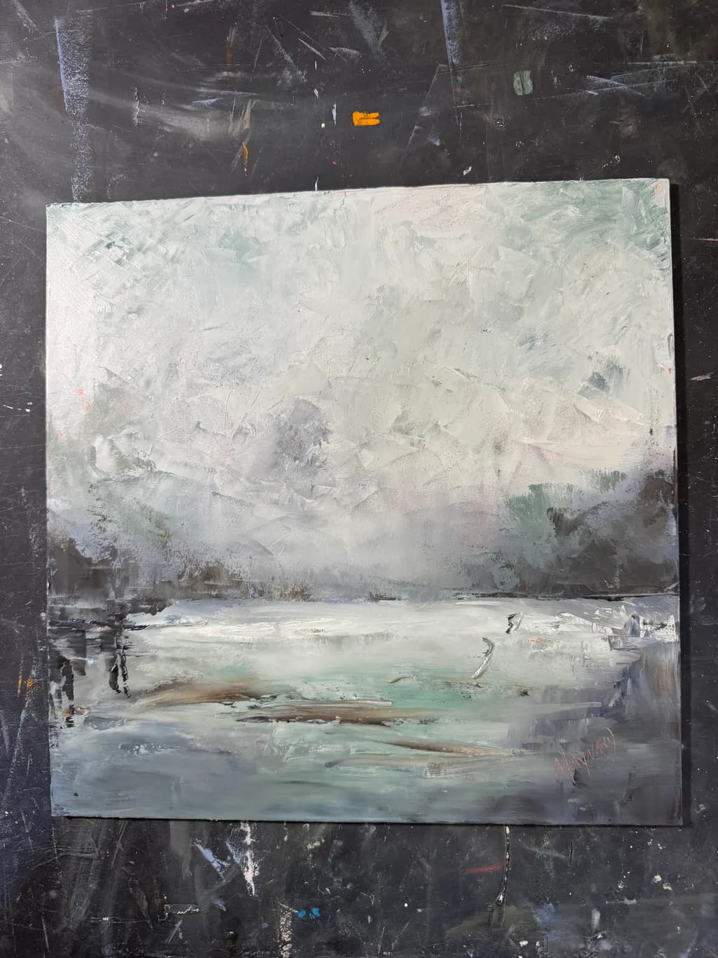 Misty Shoreline