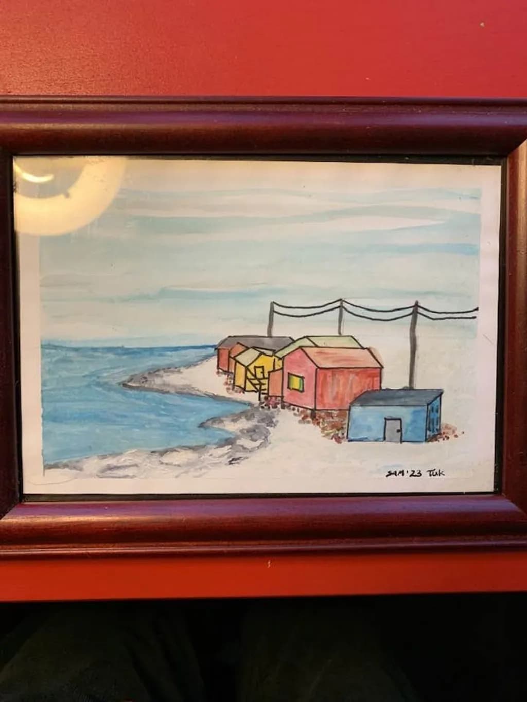Fishing Huts At The Arctic Ocean