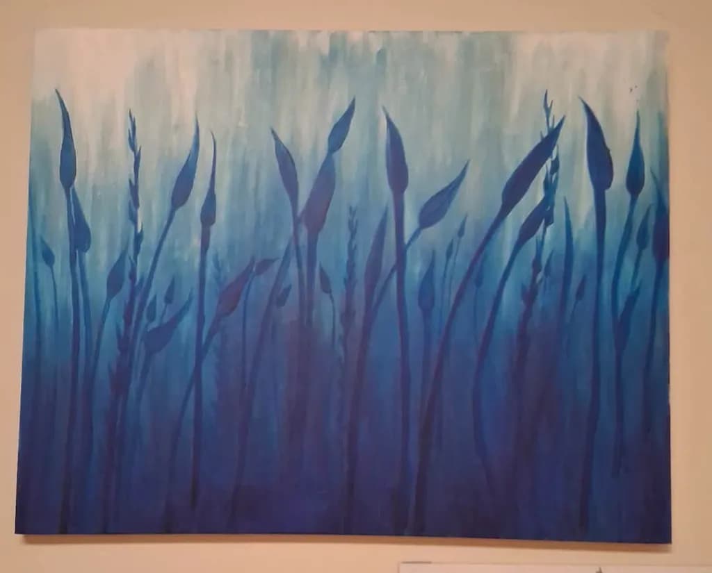 Blue Silhouettes
