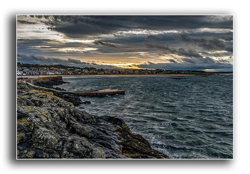Coastal Rocks at Sunset