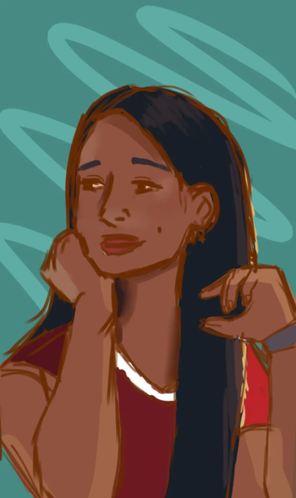 Pensive Gaze