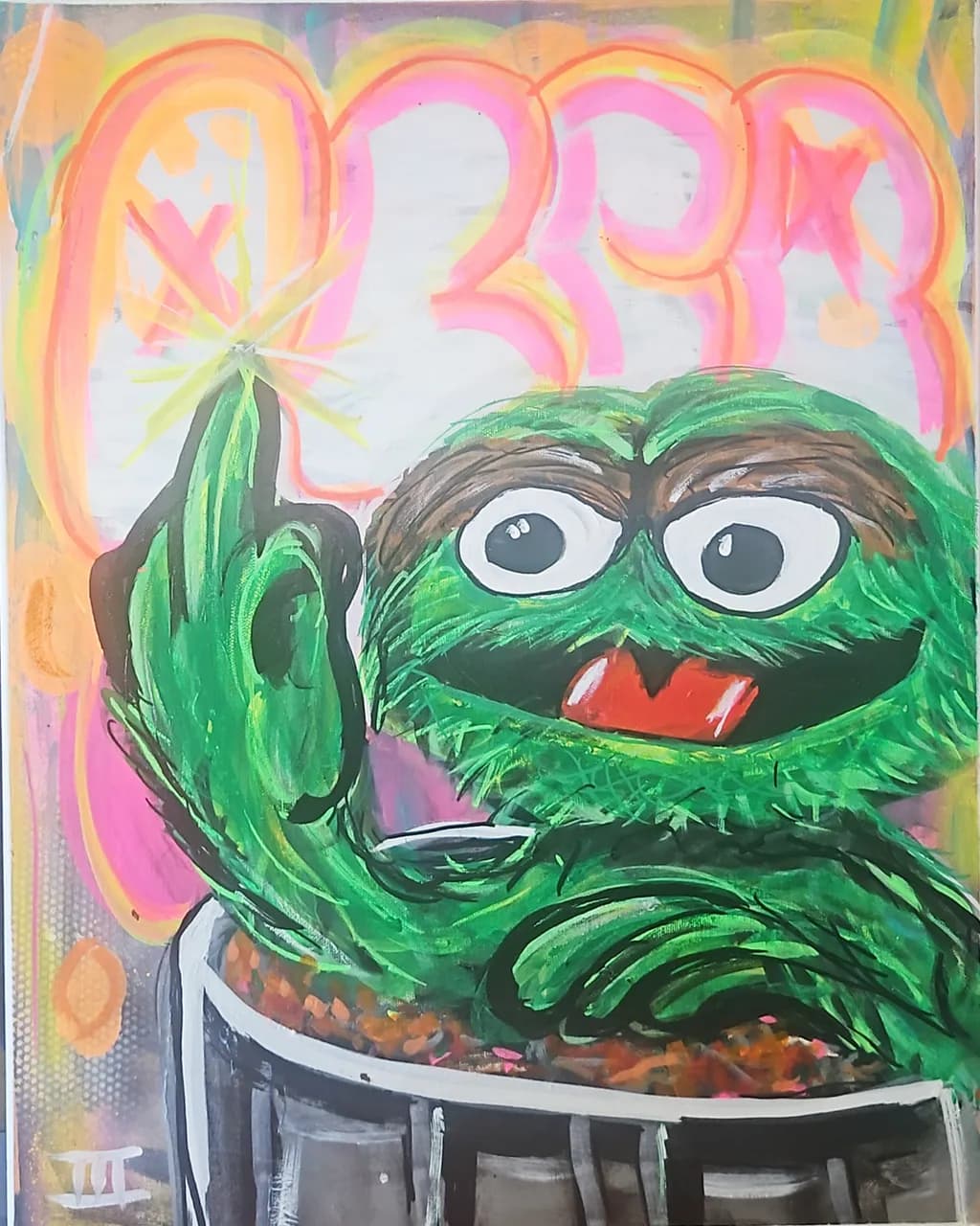 Green Grump Gesture