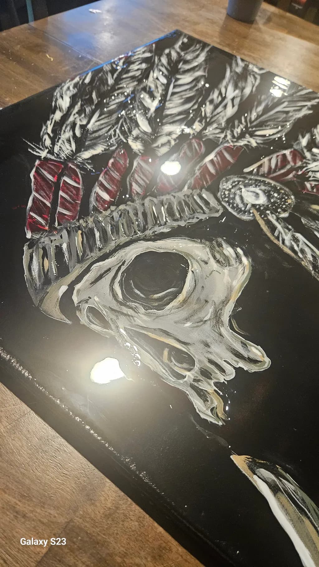 Feathered Skull