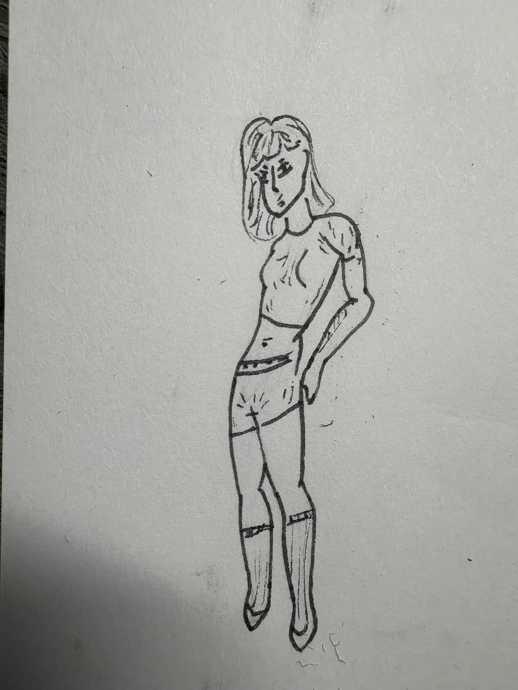 Contemplative Figure