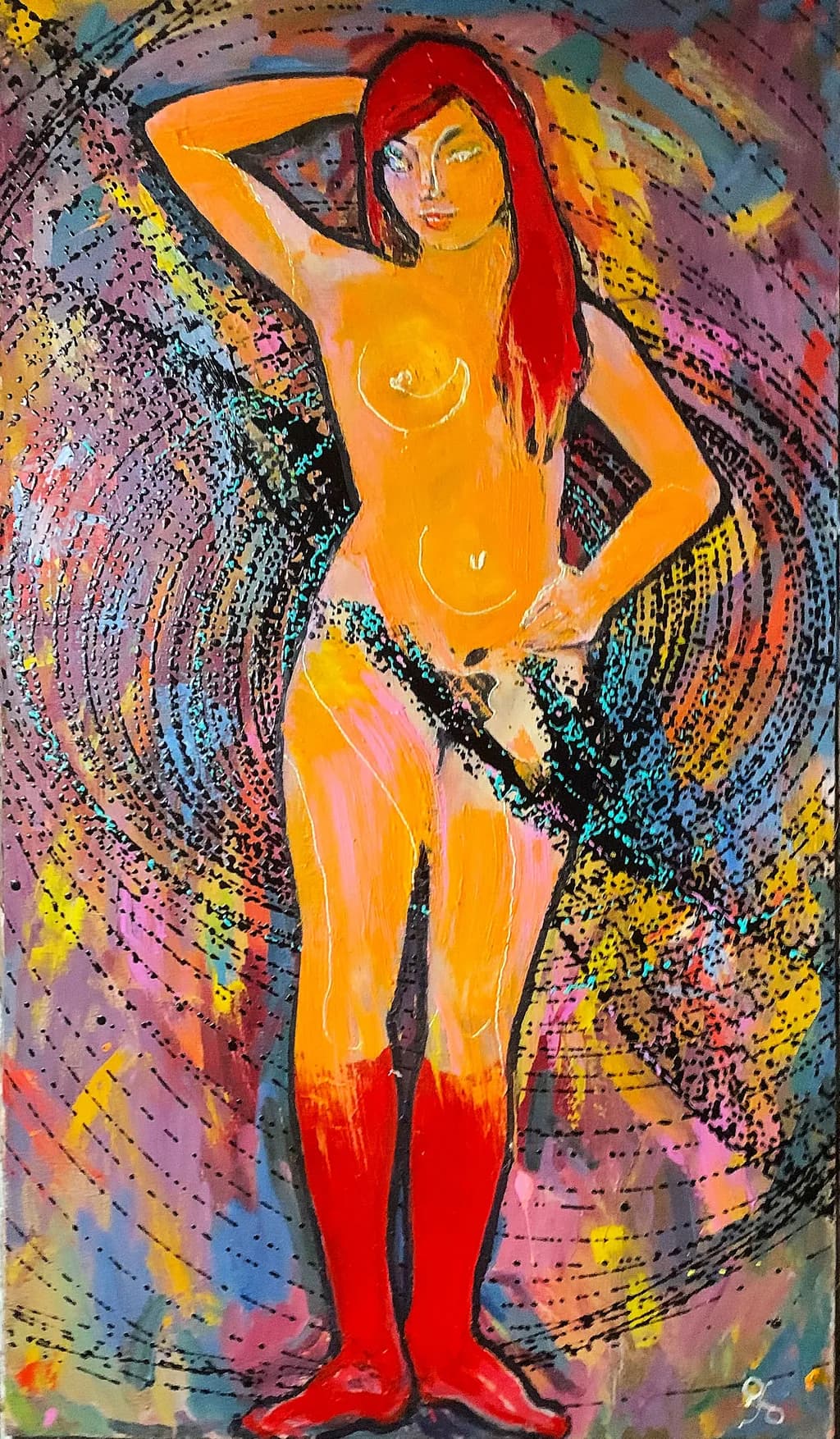 Crimson Standing