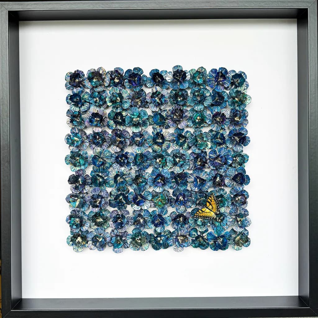 Blue Petal Mosaic