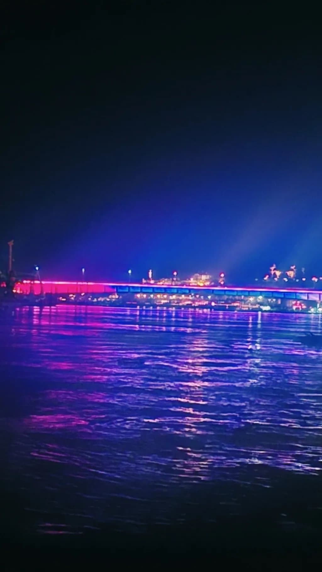 Neon River Glow