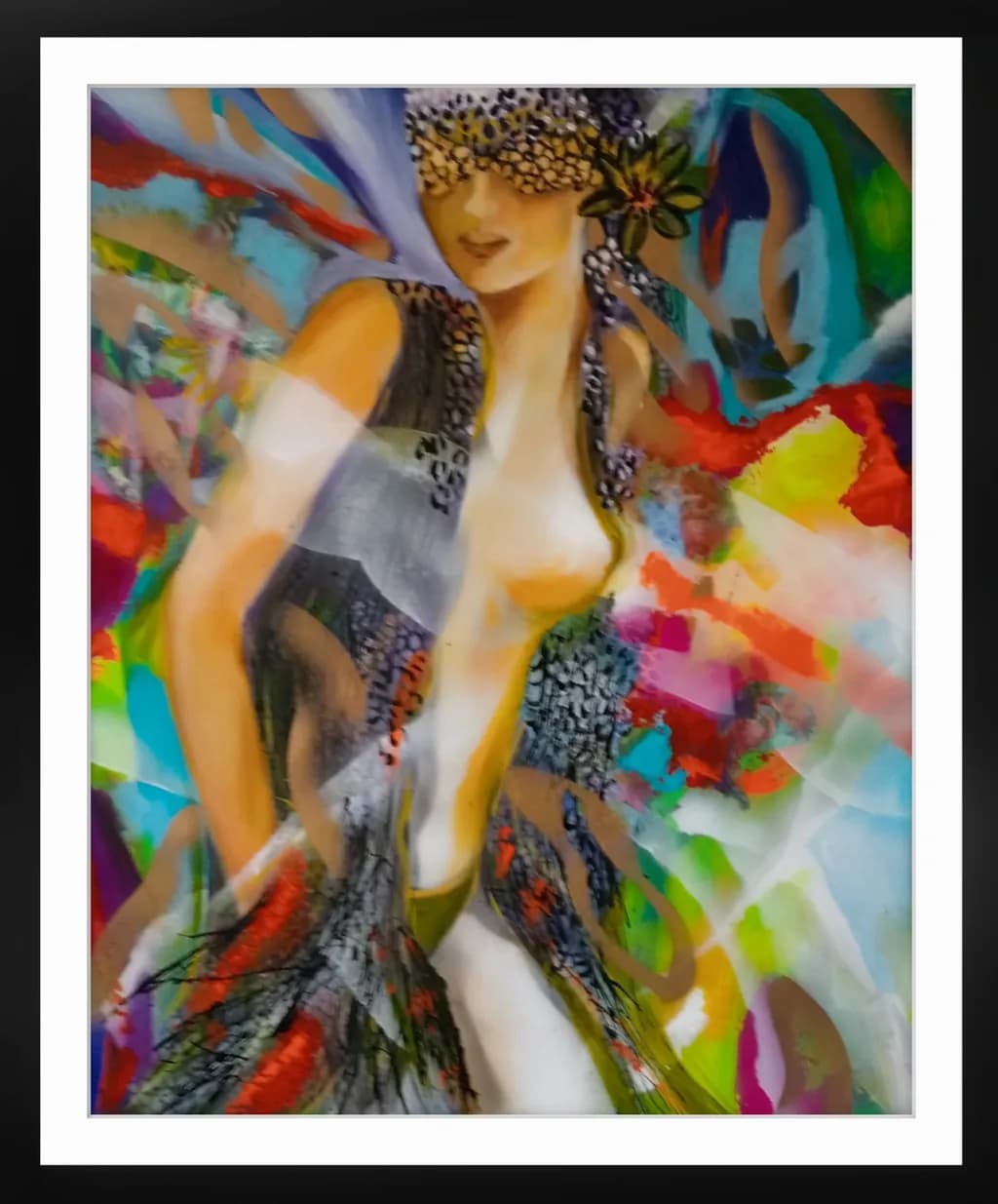 Colorful Ornate Fashion Portrait