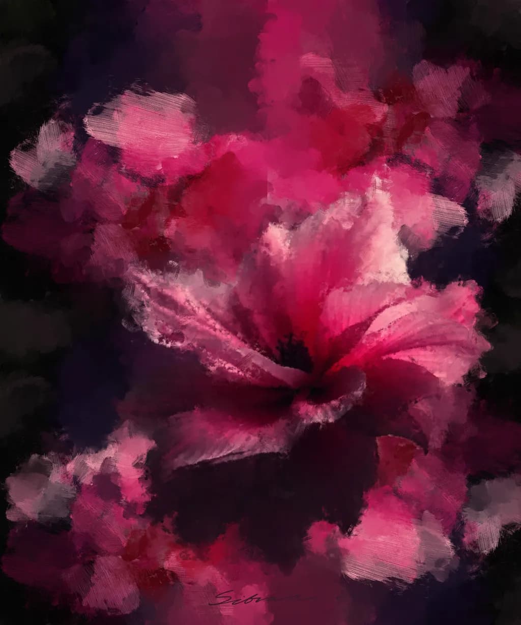 Midnight Hibiscus