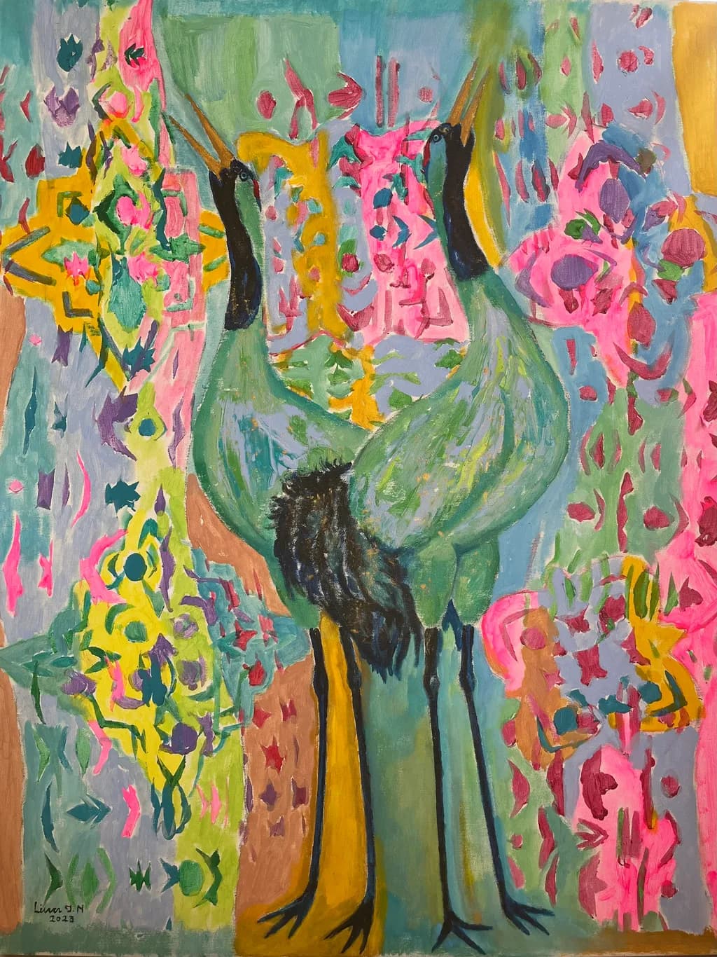 Twin Cranes Rhythm