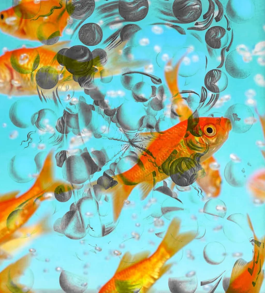 Underwater Fish Bubbles