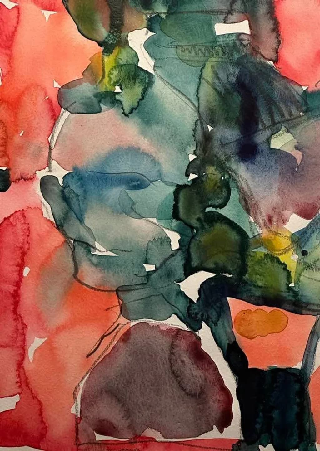 Abstract Coral Bloom
