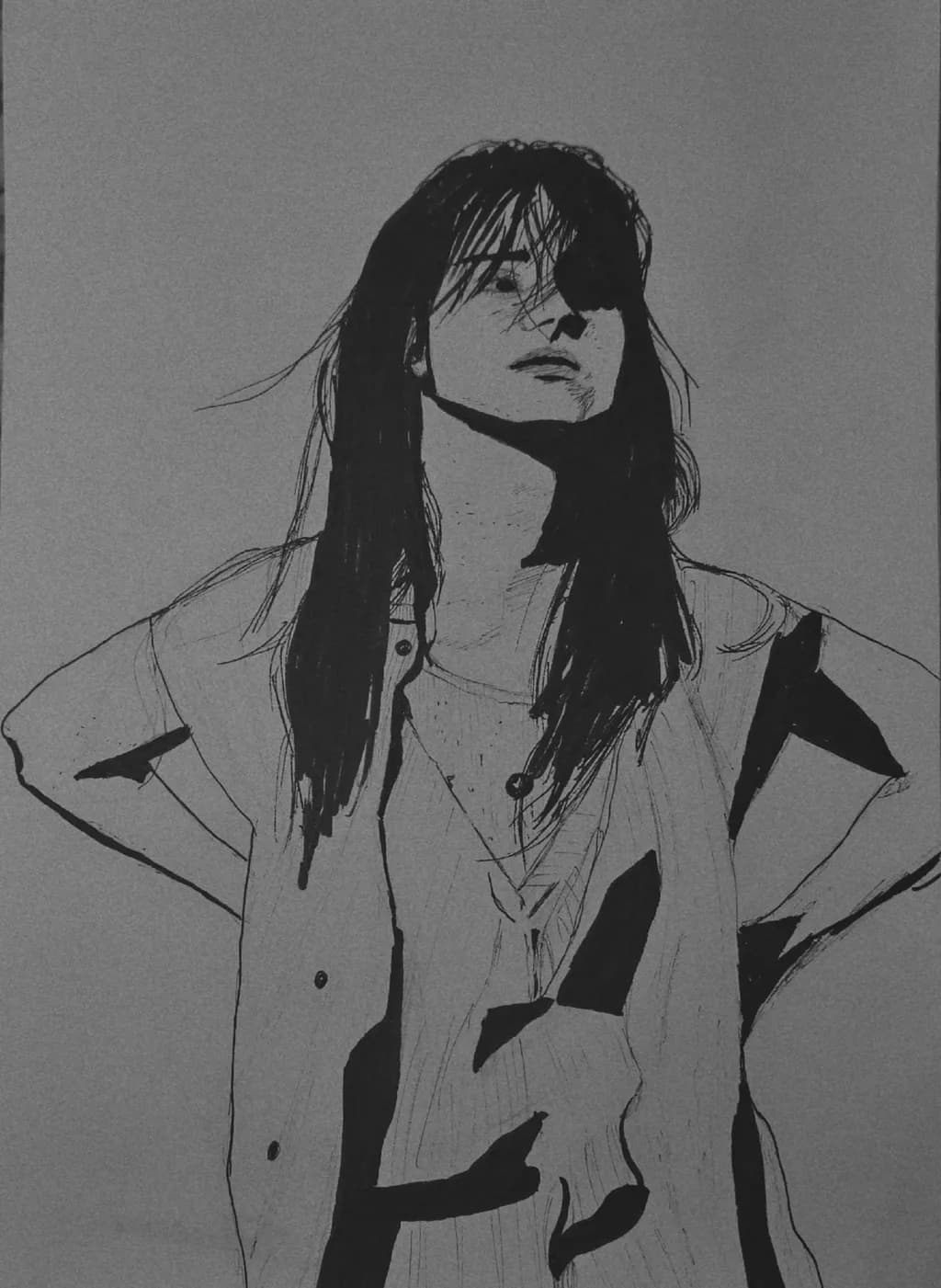 Contemplation Sketch