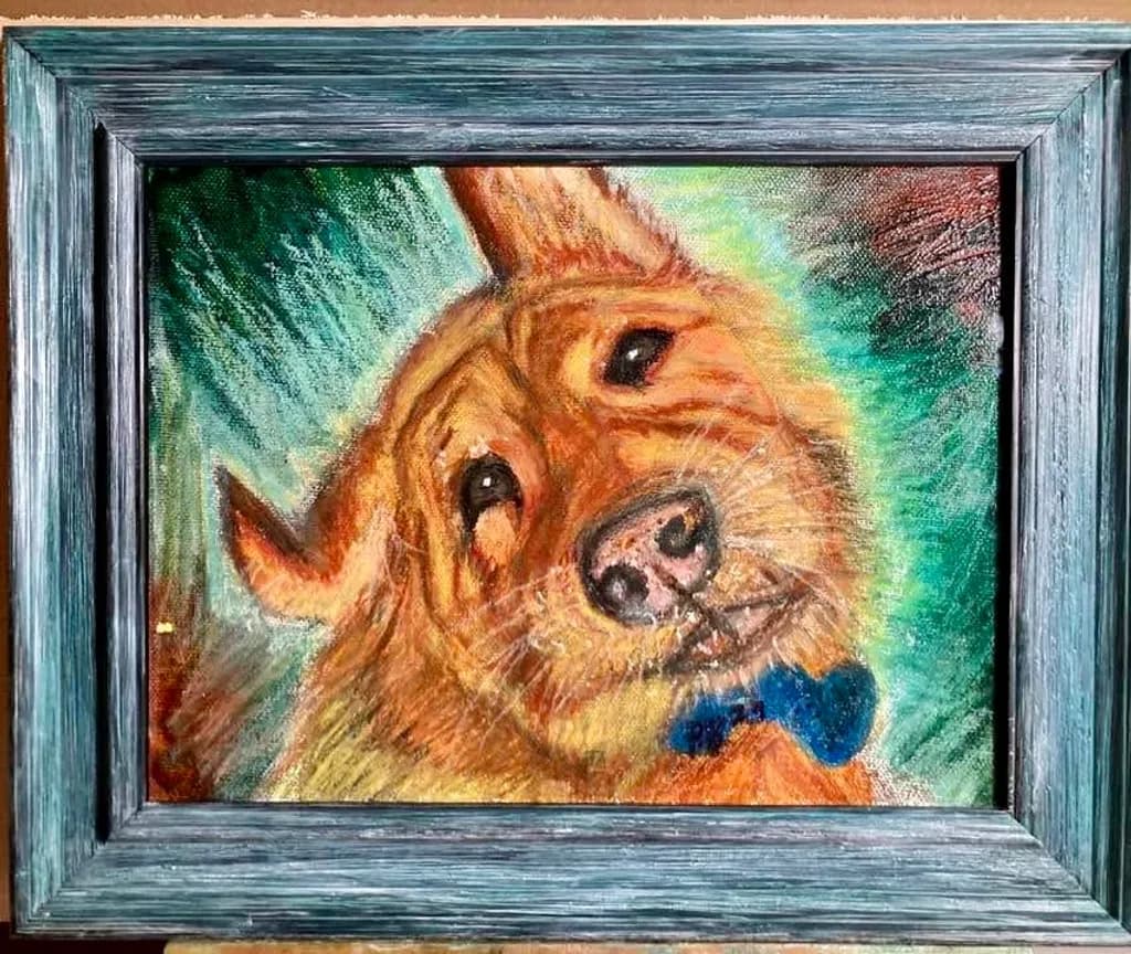 Dog Portrait with Bowtie