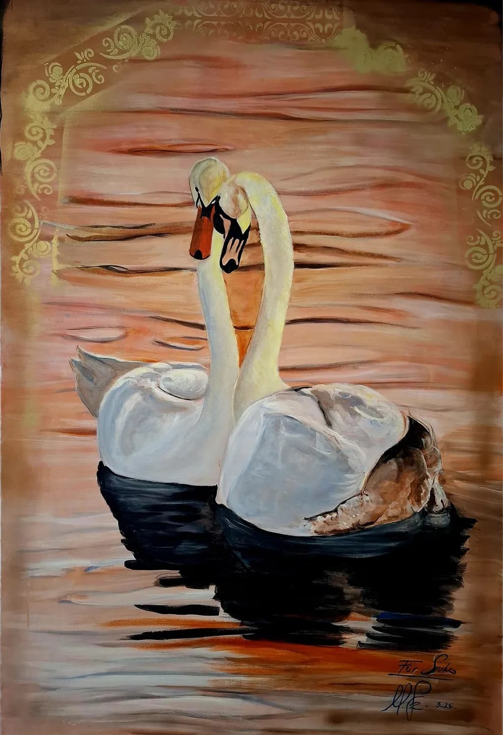 Swan Embrace