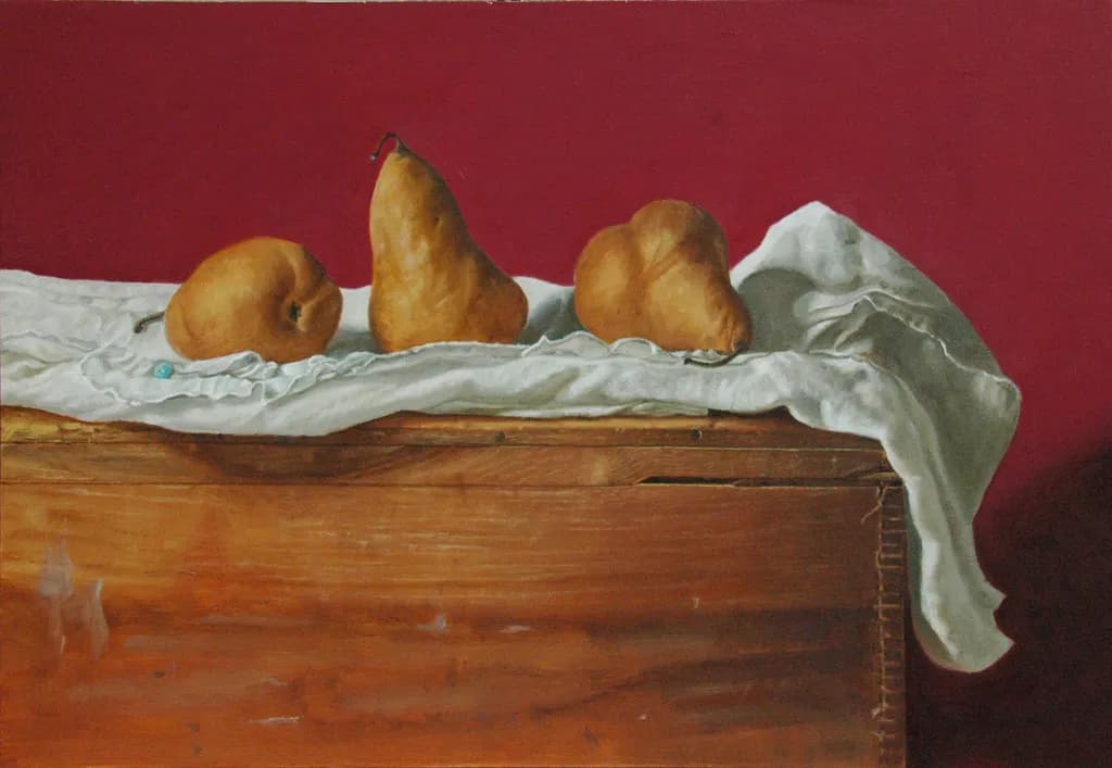 Three Pears on Box