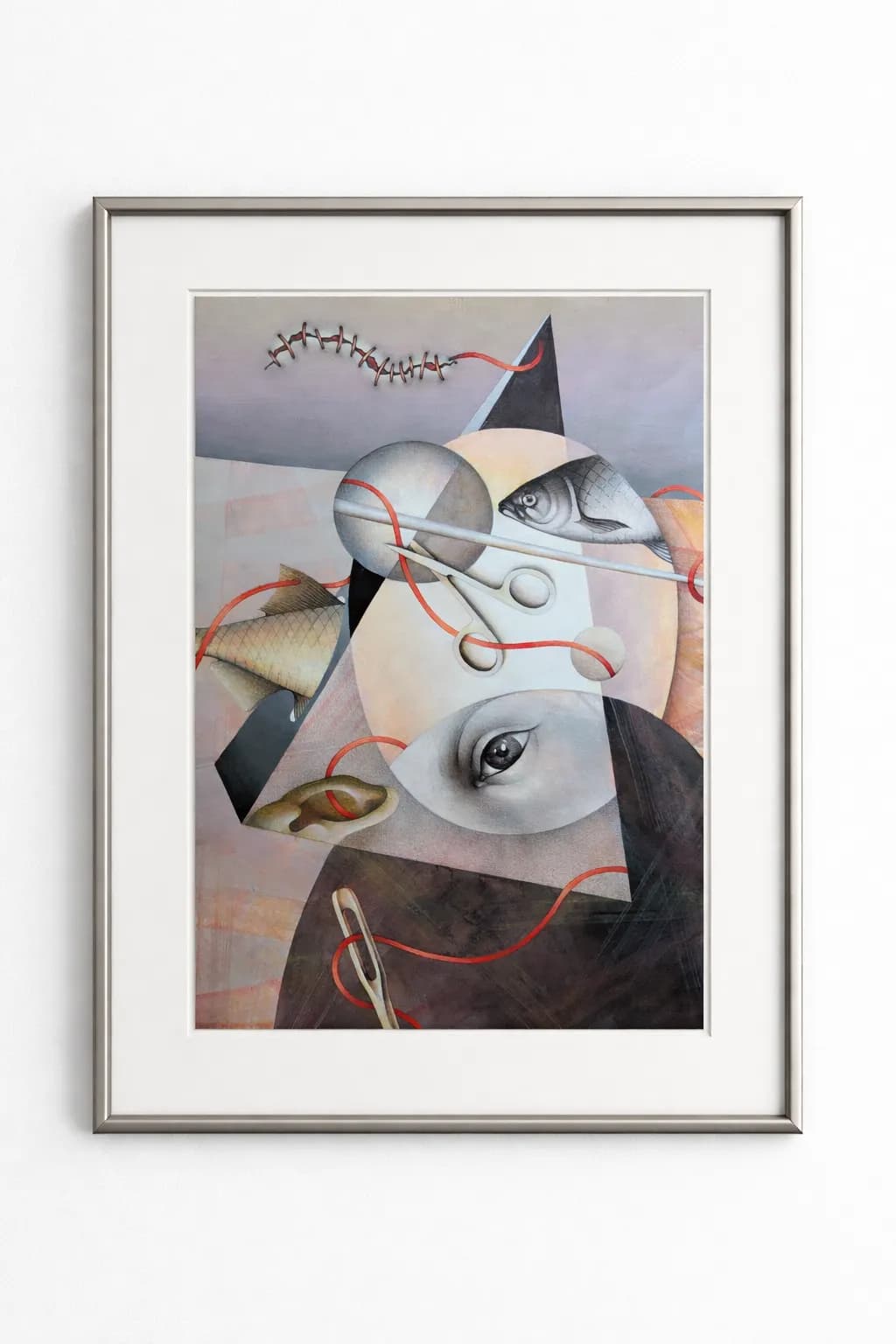 Fish and Thread Composition
