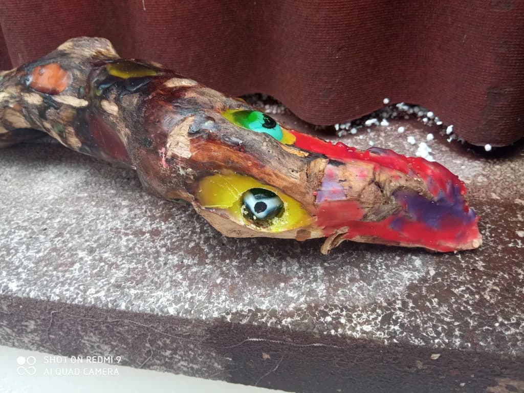 Enigmatic Driftwood Creature
