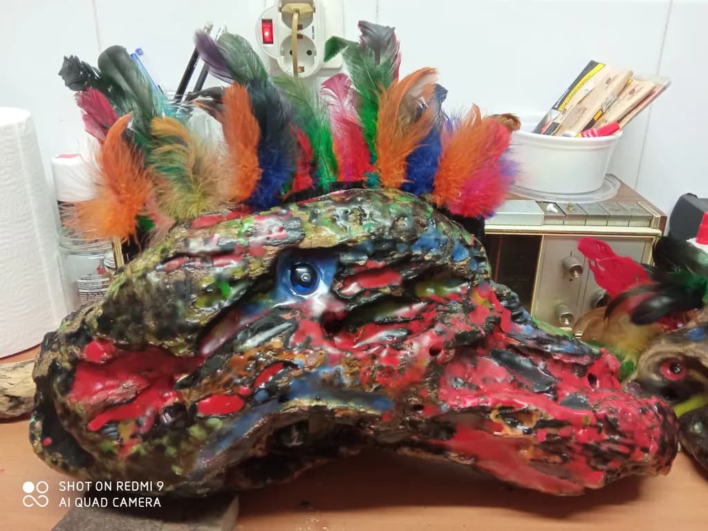 Feathered Fury Mask