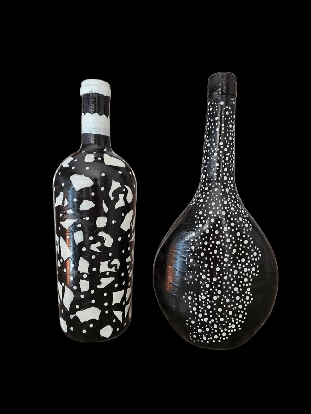 Monochrome Mosaic Bottles