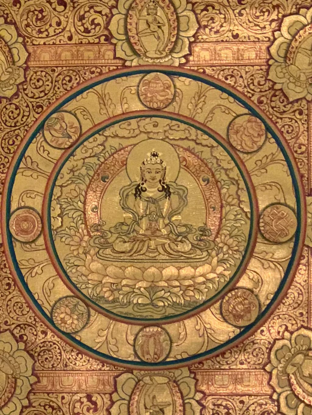 Golden Buddha Mandala