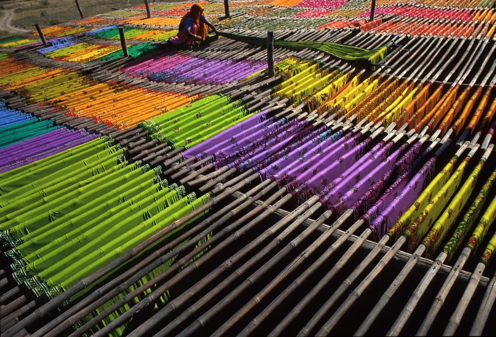 Rajasthan Fabric Display