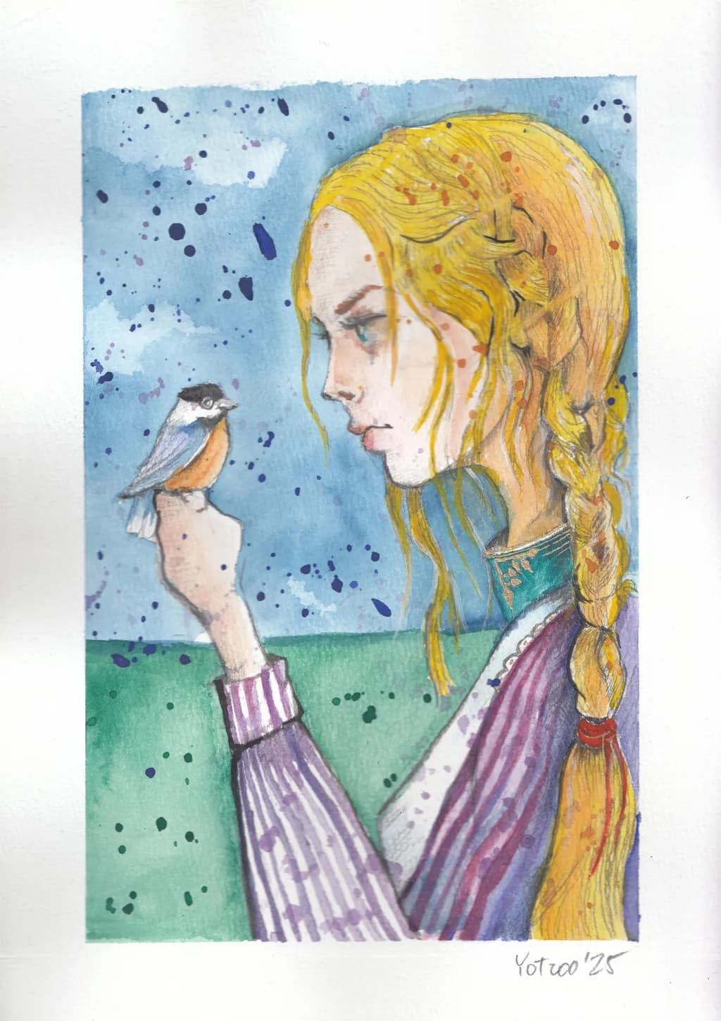 Girl and Bird