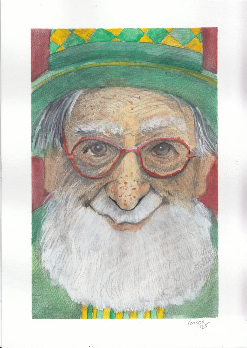 White Beard Portrait
