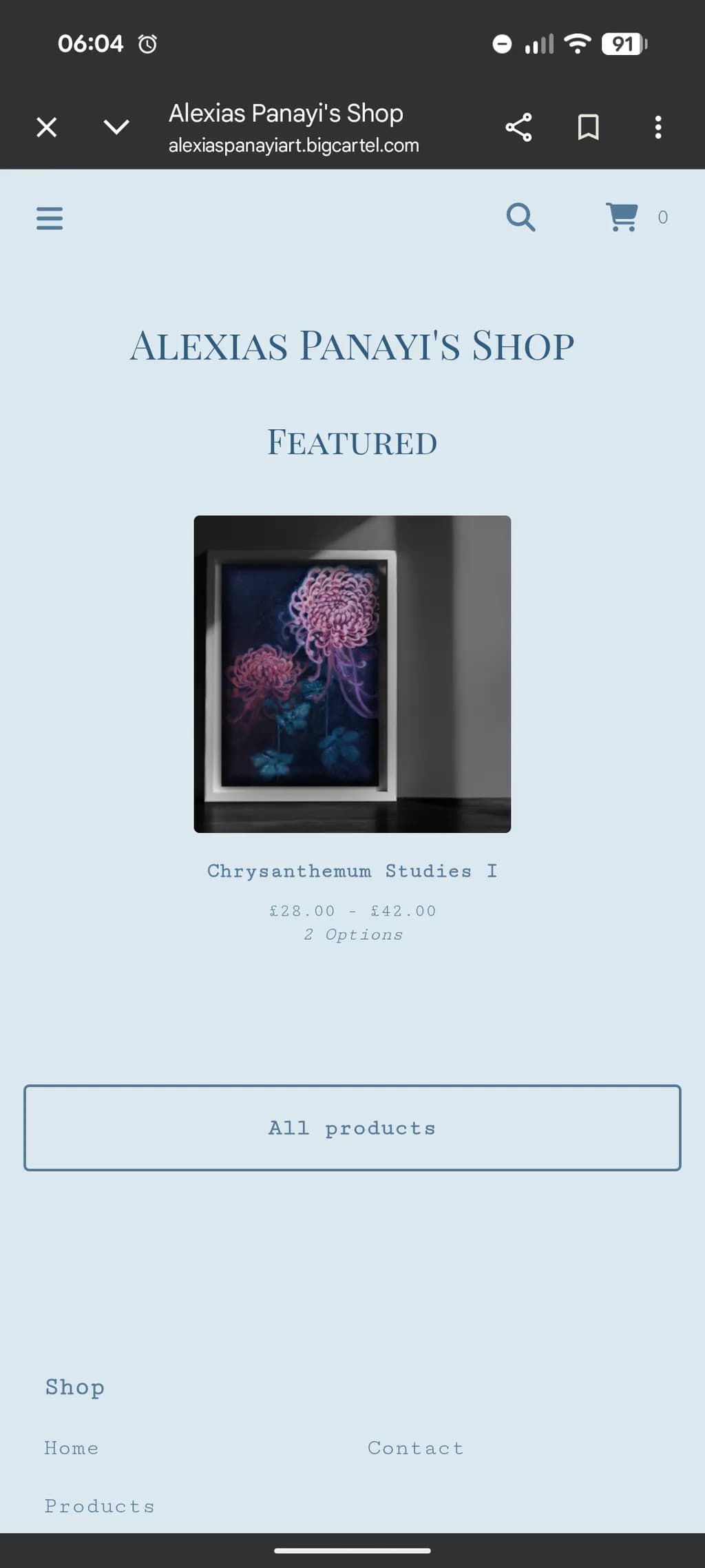 Chrysanthemum Studies I