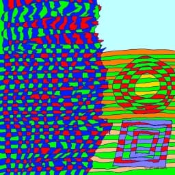 Fantasie mit Geometrie