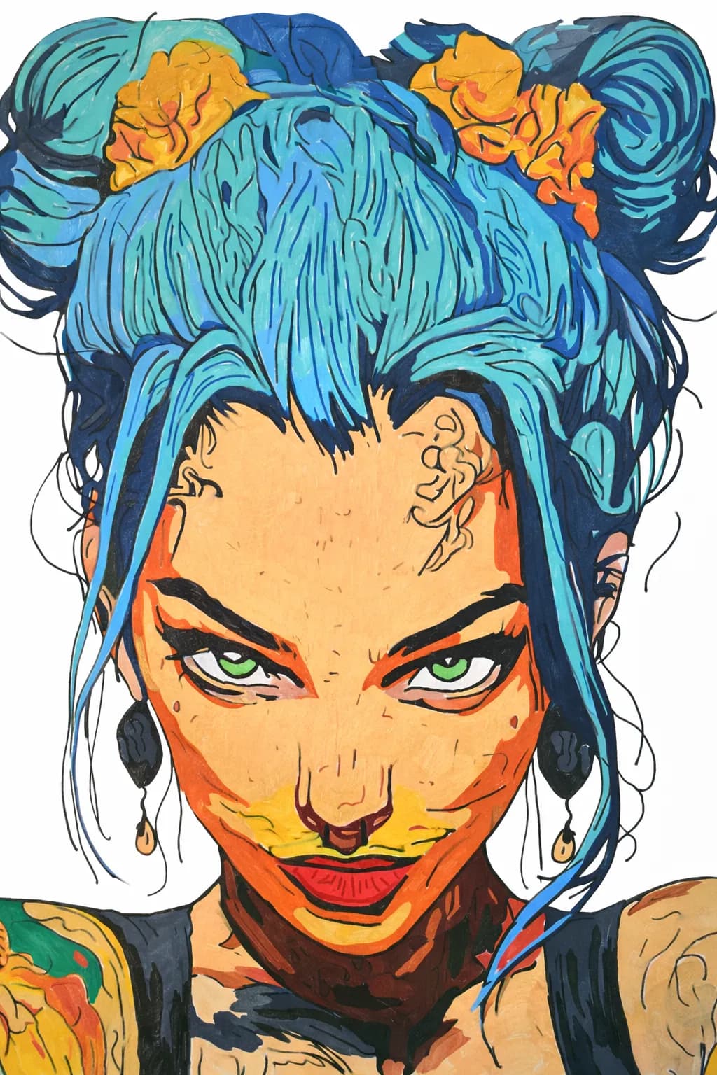 Fierce Blue Muse