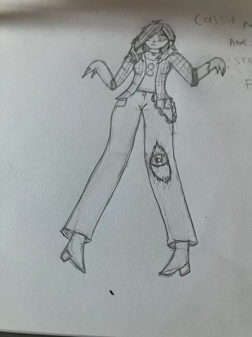 Eye Patch Jeans