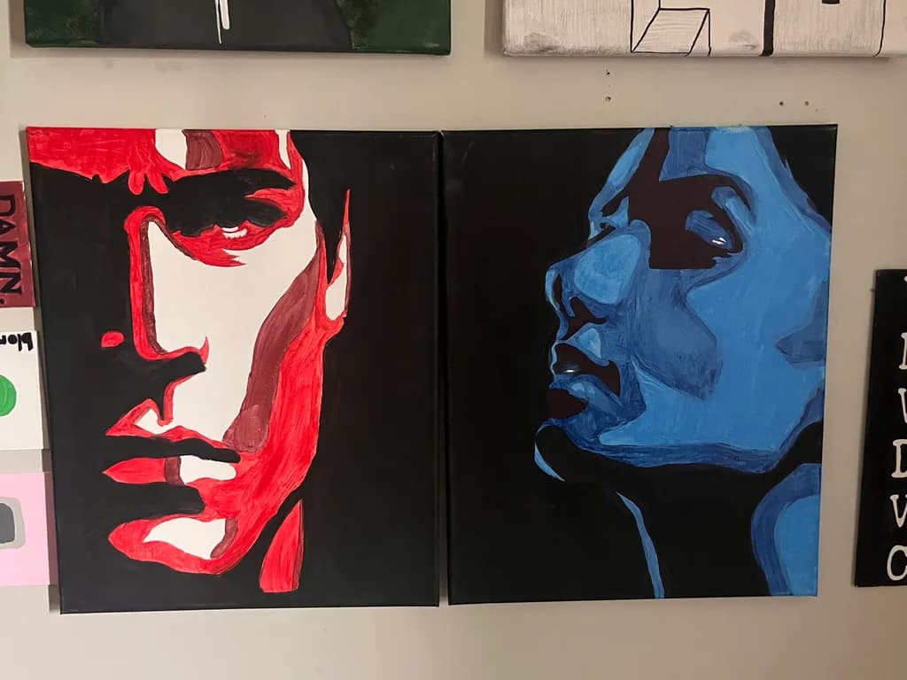 Dual Contrast Faces