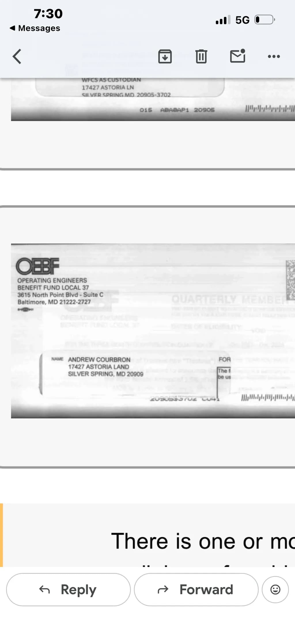 Operating Engineers Letter