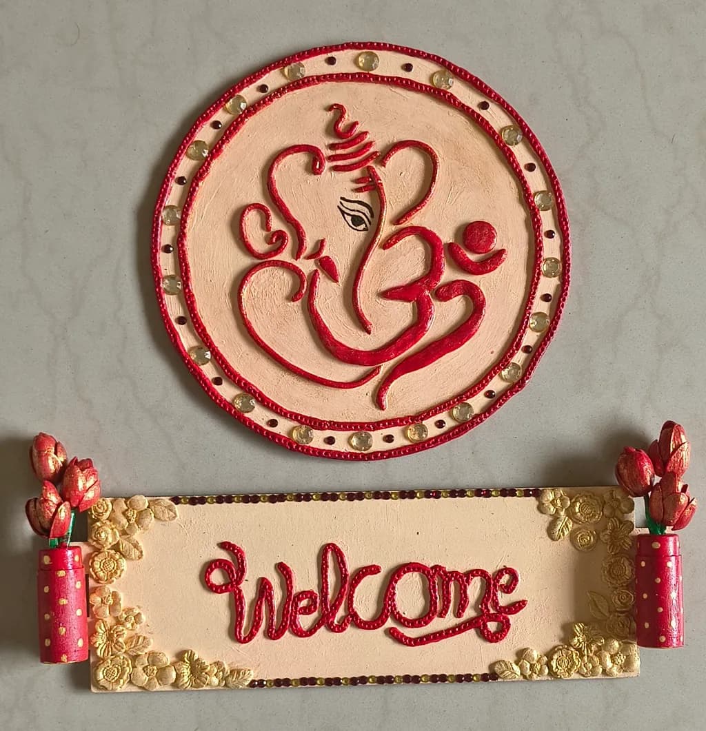Ganesh Welcome Plaque