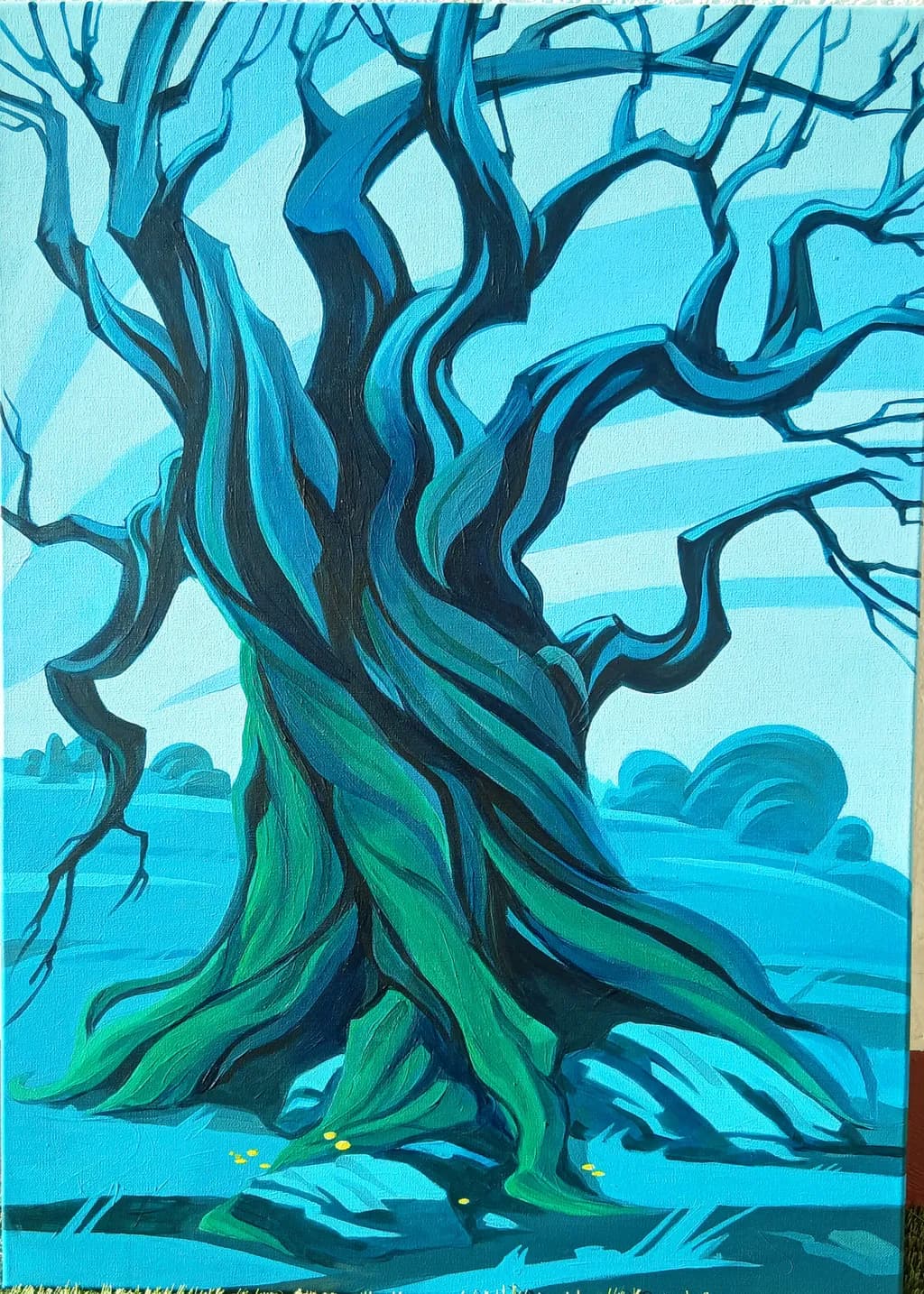 Twisted Blue Canopy