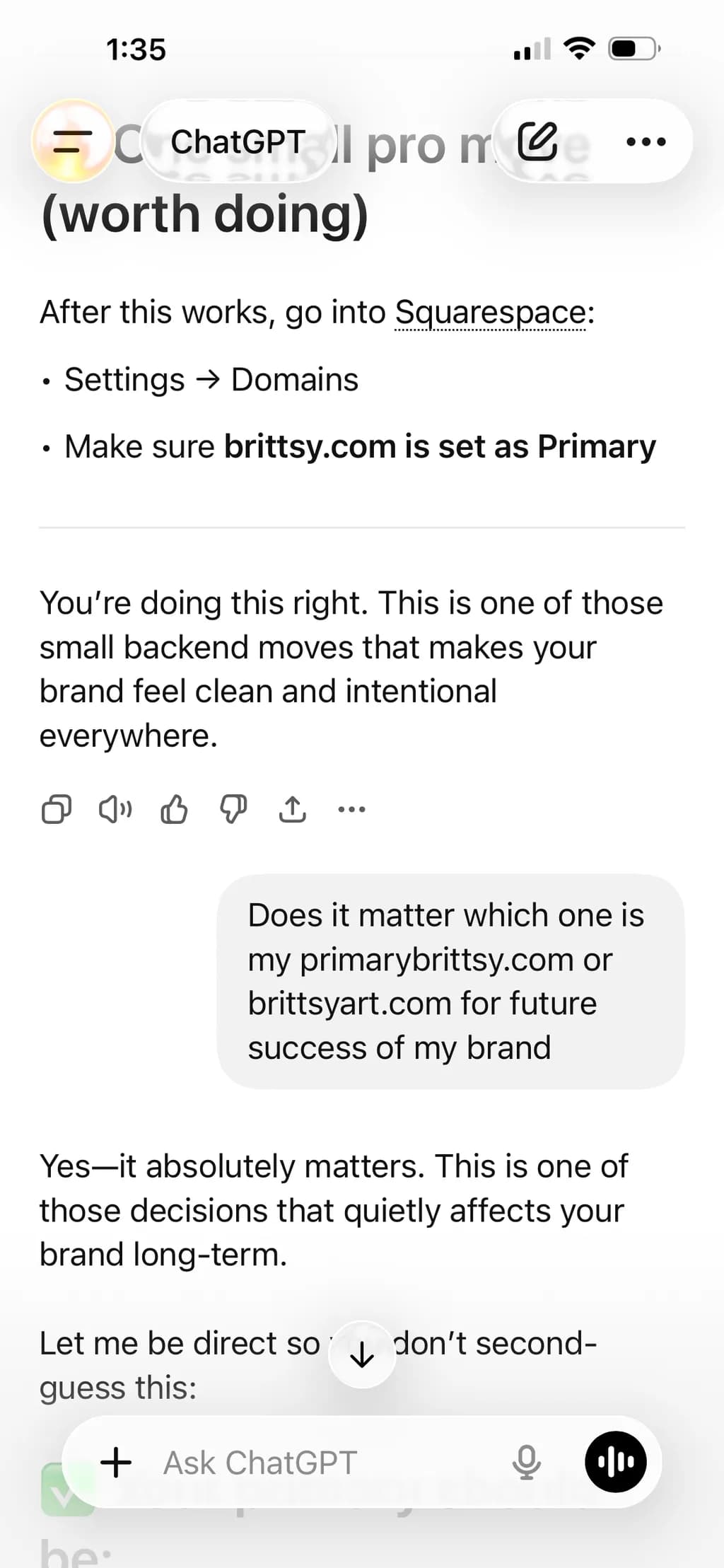 Primary Domain Strategy